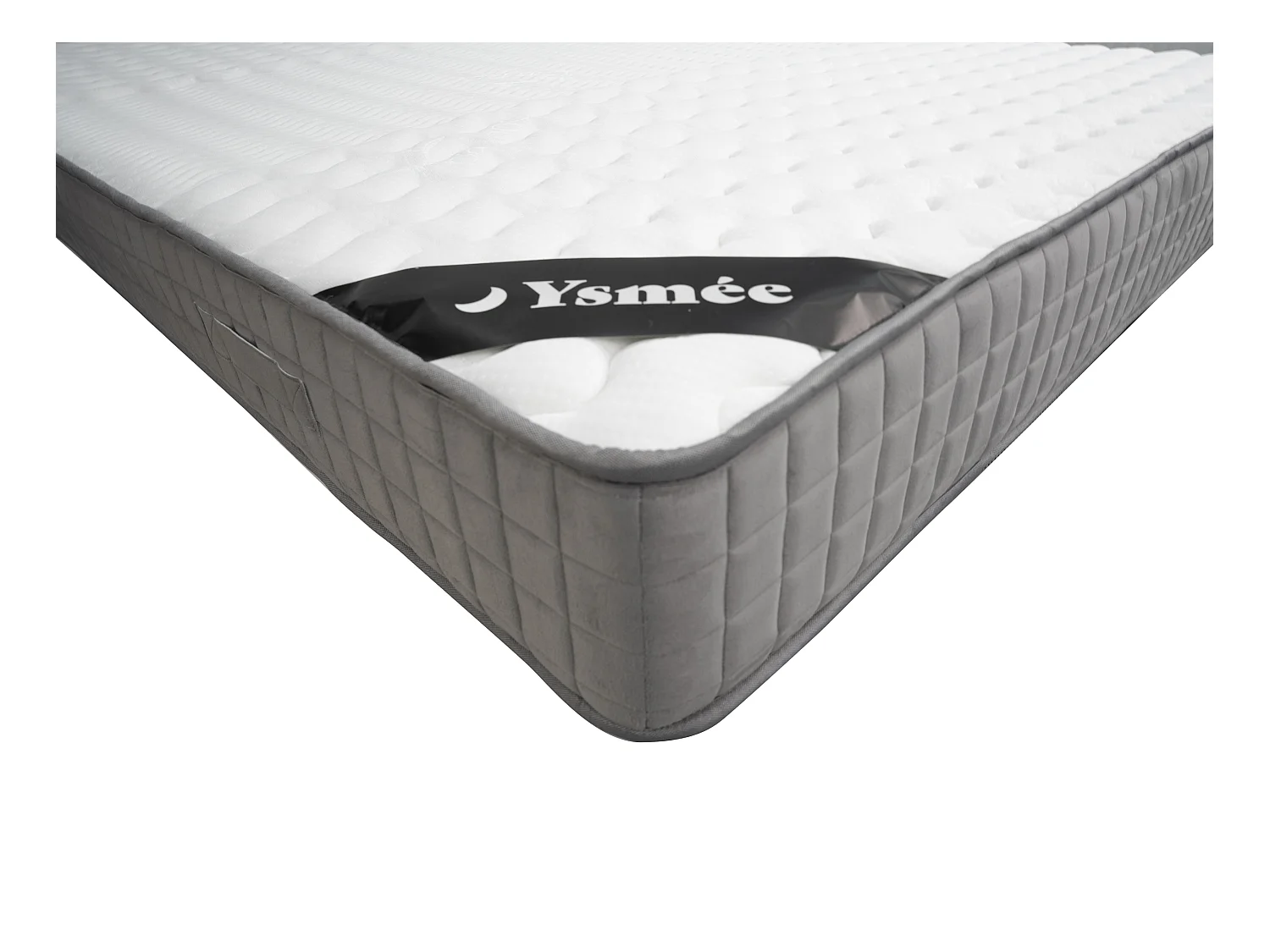 Ensemble 140 x 190 cm cadre à lattes + matelas mousse et accueil mémoire de forme 11 zones ép.22cm - DANEVO de YSMÉE