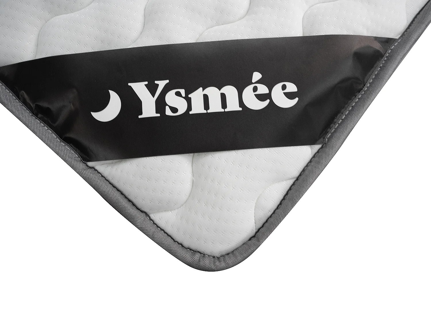 Ensemble 140 x 190 cm cadre à lattes + matelas mousse et accueil mémoire de forme 11 zones ép.22cm - DANEVO de YSMÉE