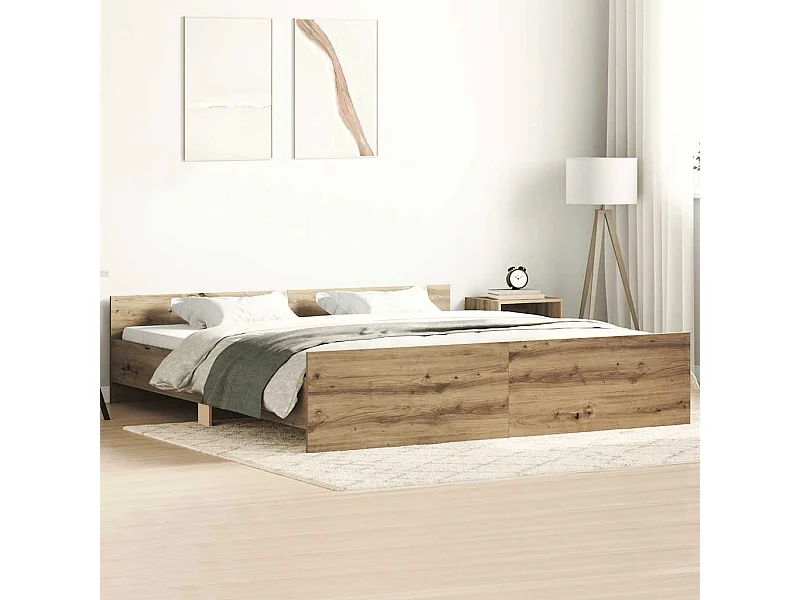 Lit double | Lit adulte | Cadre de lit chêne artisanal 160x200 cm