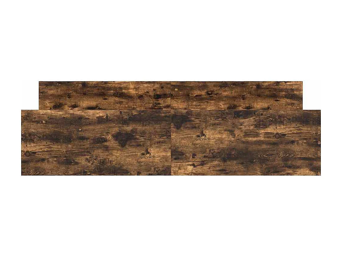 Lit double | Lit adulte | Cadre de lit chêne fumé 180x200 cm