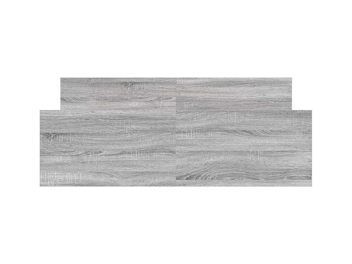 Lit double | Lit adulte | Cadre de lit sonoma gris 135x190 cm