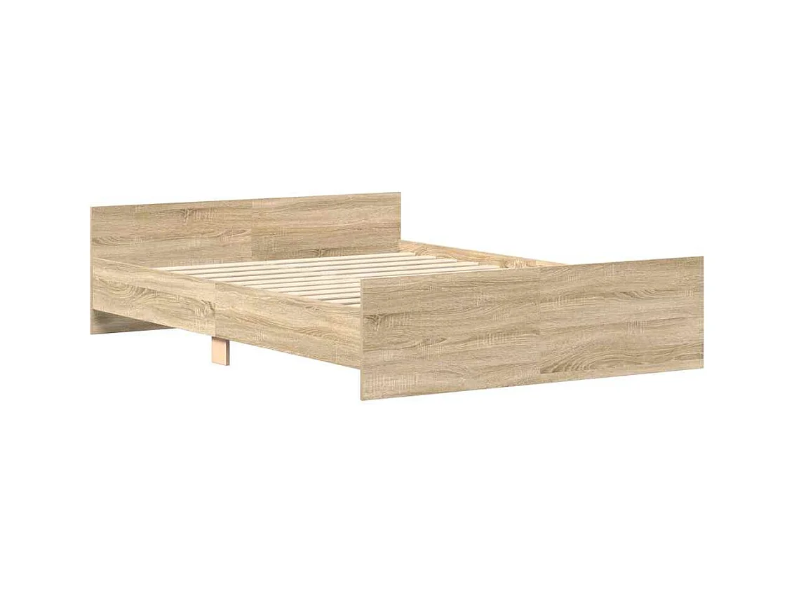 Lit simple | Lit adulte, enfant | Cadre de lit gris béton 120x190 cm