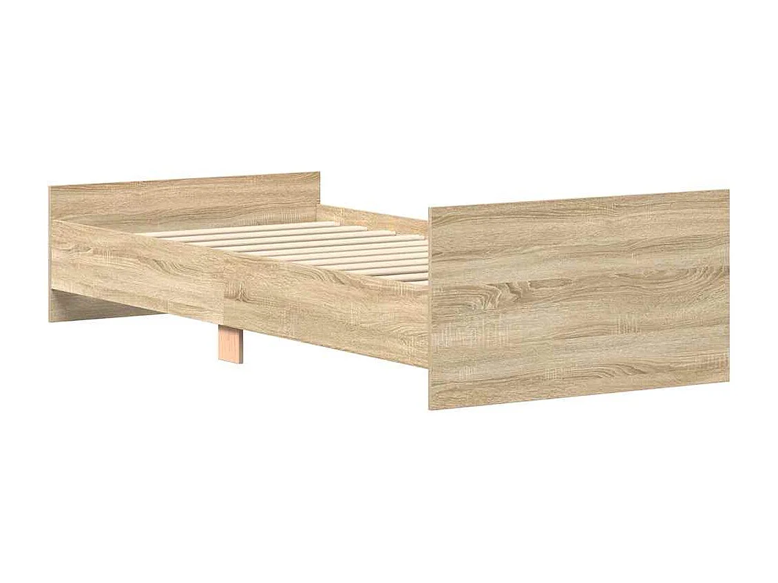 Lit simple | Lit adulte, enfant | Cadre de lit chêne sonoma 75x190 cm