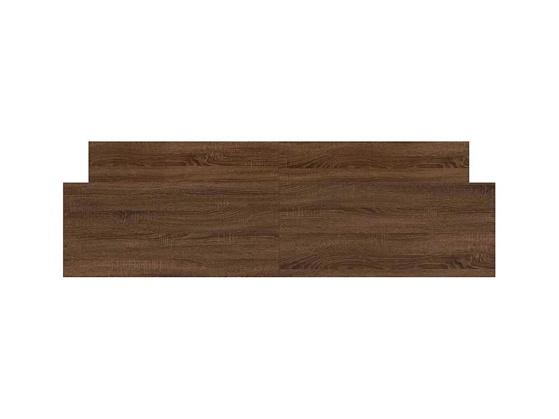 Lit double | Lit adulte | Cadre de lit chêne marron 160x200 cm