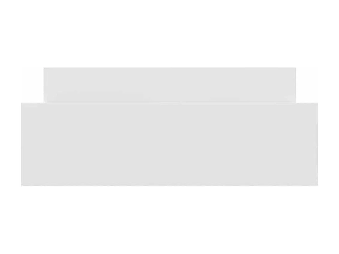 Lit double | Lit adulte | Cadre de lit blanc 150x200 cm