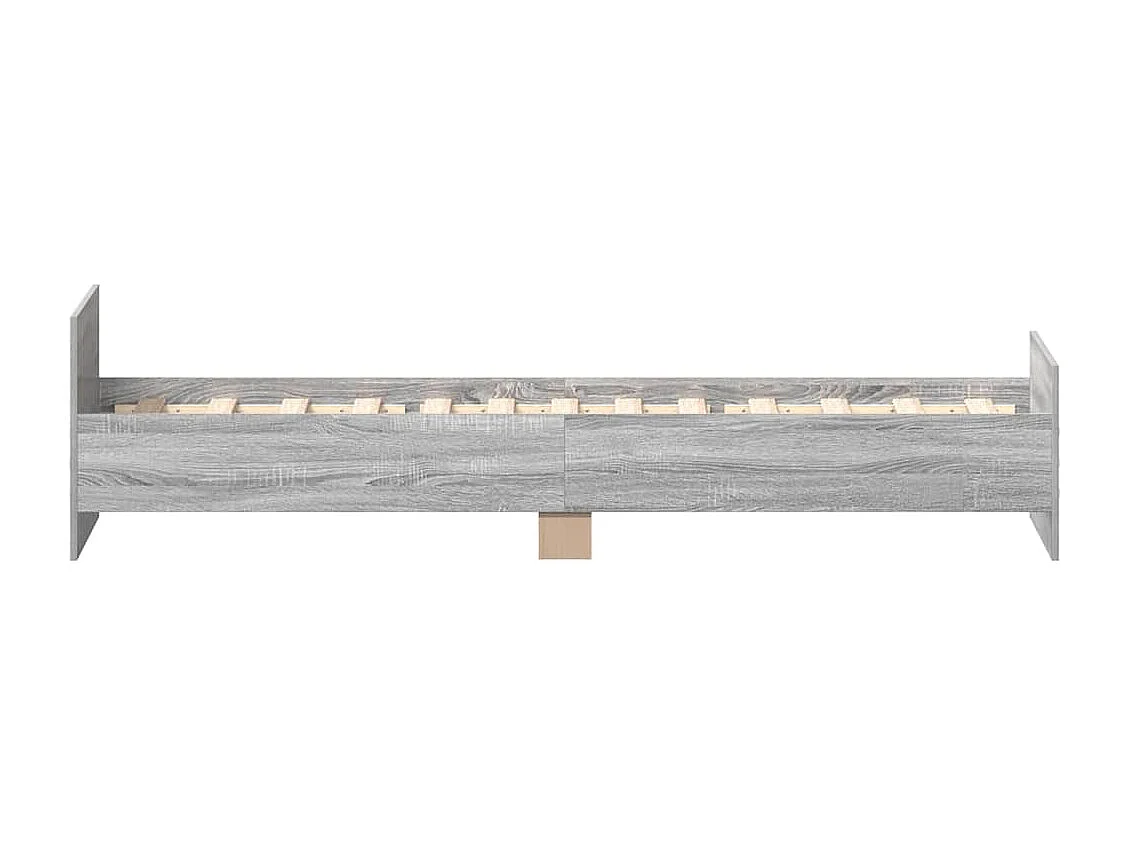 Lit simple | Lit adulte, enfant | Cadre de lit sonoma gris 90x190 cm