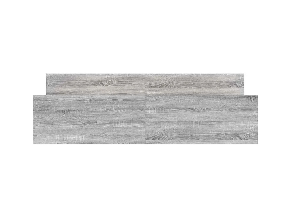 Lit double | Lit adulte | Cadre de lit sonoma gris 180x200 cm