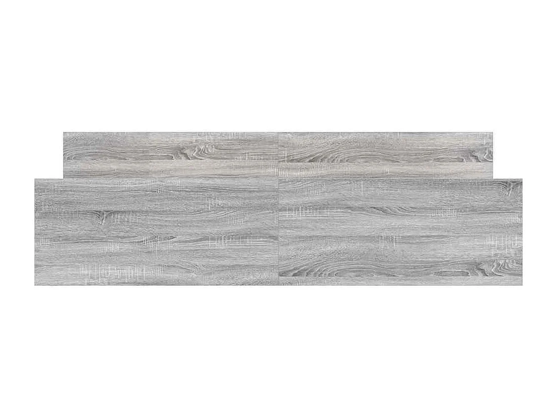 Lit double | Lit adulte | Cadre de lit sonoma gris 180x200 cm
