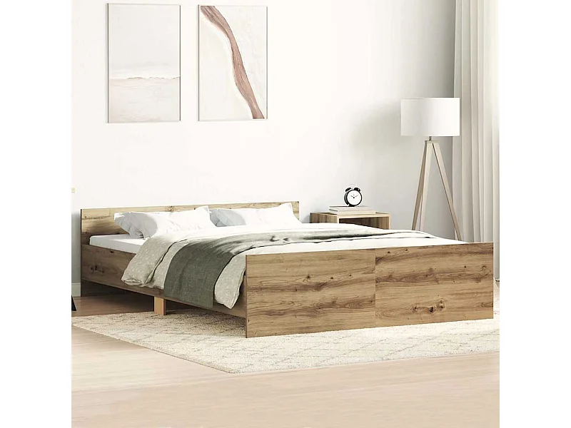 Lit simple | Lit adulte, enfant | Cadre de lit chêne artisanal 120x190 cm