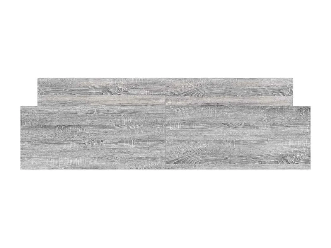 Lit double | Lit adulte | Cadre de lit sonoma gris 160x200 cm