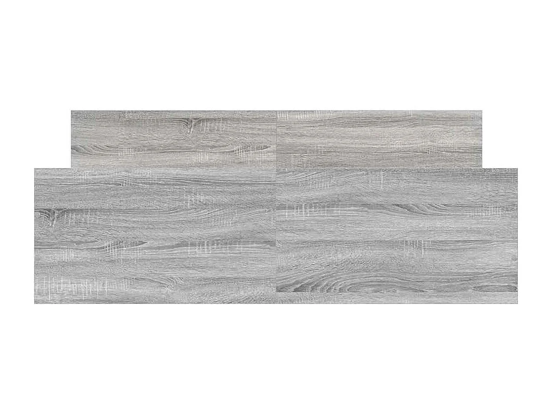Lit double | Lit adulte | Cadre de lit sonoma gris 140x190 cm