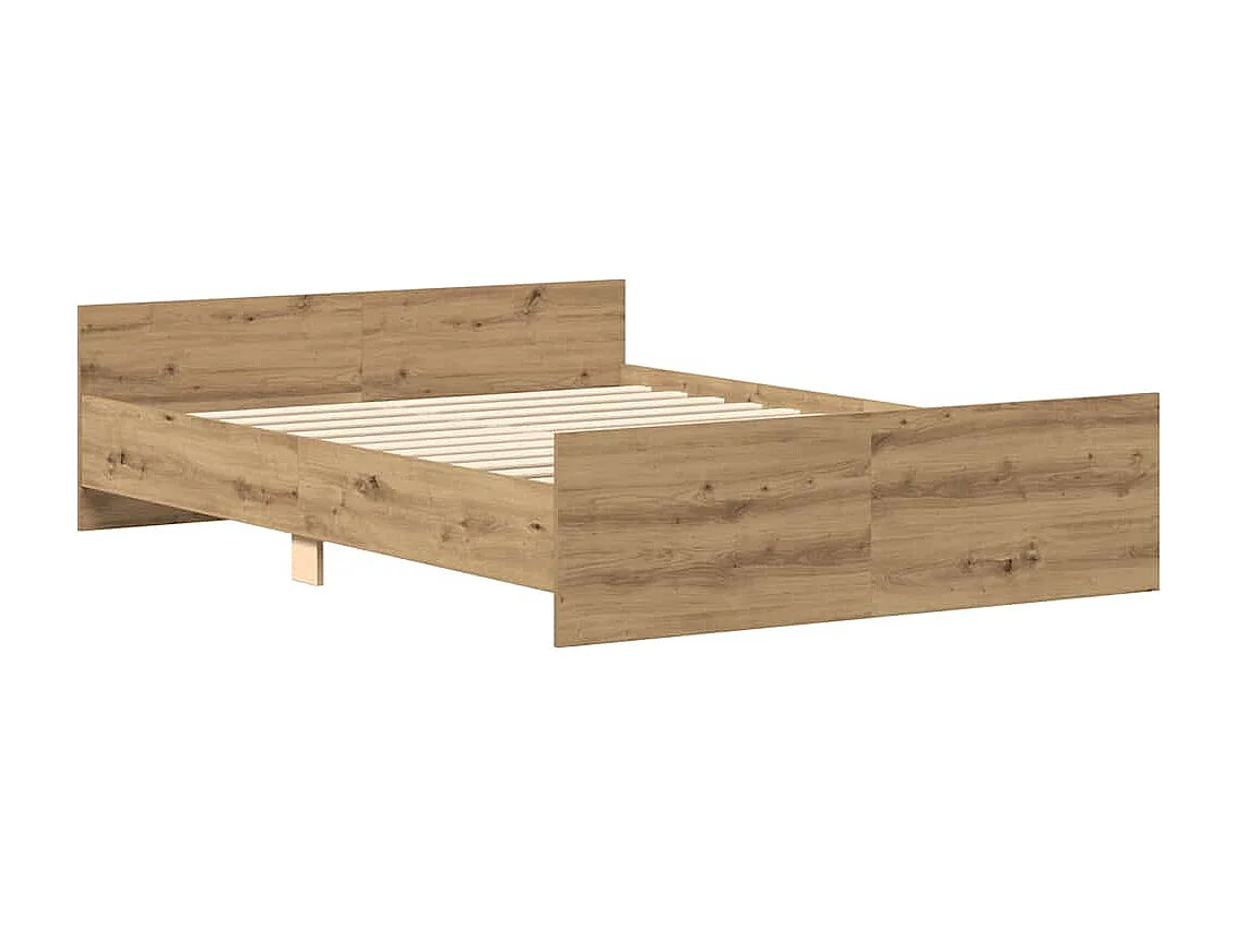 Lit simple | Lit adulte, enfant | Cadre de lit chêne artisanal 120x200 cm