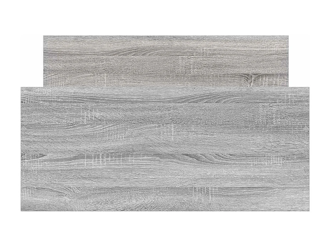 Lit simple | Lit adulte, enfant | Cadre de lit sonoma gris 75x190 cm
