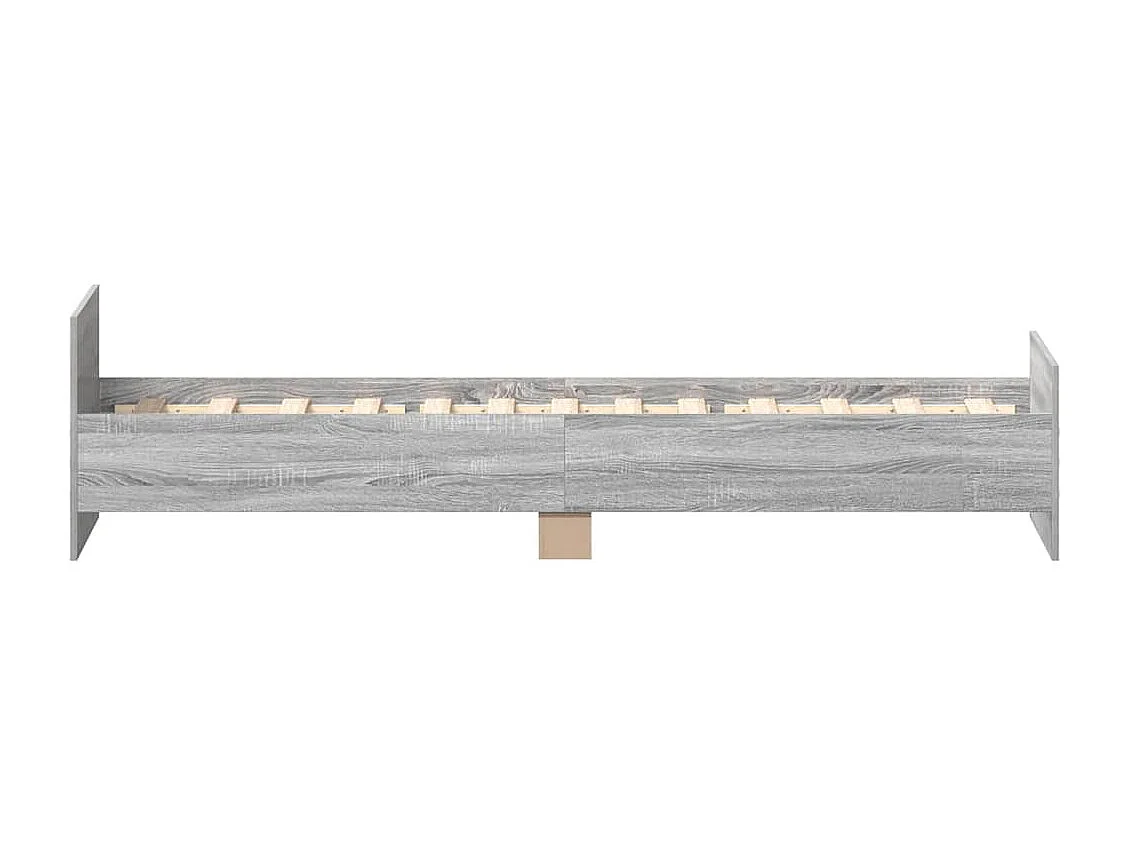 Lit simple | Lit adulte, enfant | Cadre de lit sonoma gris 75x190 cm