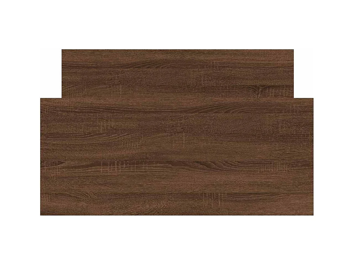 Lit simple | Lit adulte, enfant | Cadre de lit chêne marron 100x200 cm