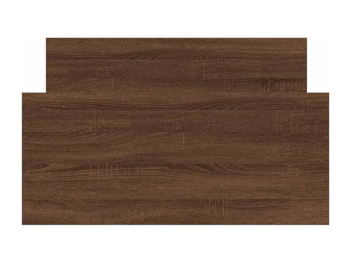 Lit simple | Lit adulte, enfant | Cadre de lit chêne marron 100x200 cm