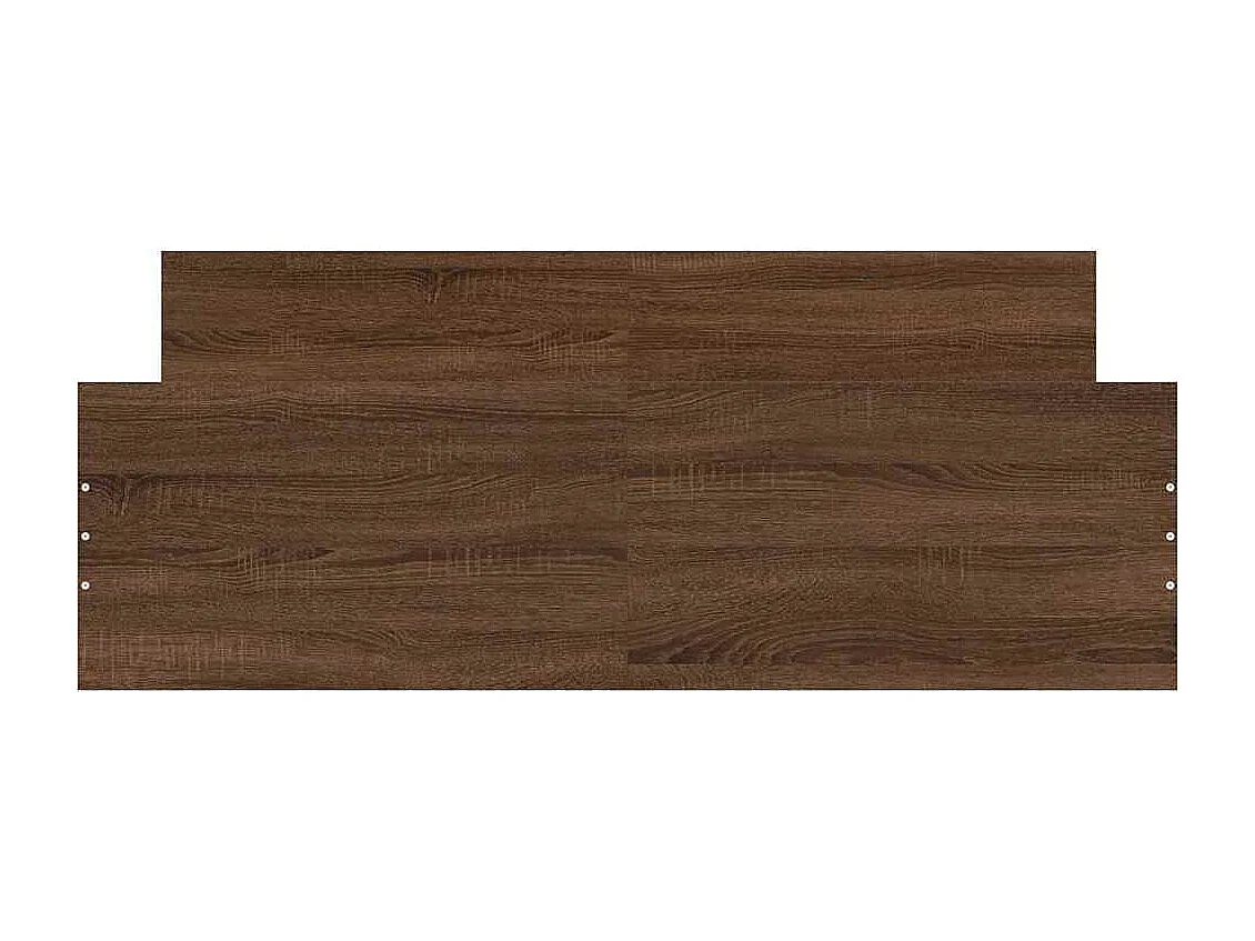 Lit double | Lit adulte | Cadre de lit chêne marron 150x200 cm