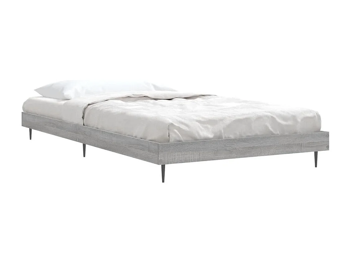 Lit simple | Lit adulte, enfant | Cadre de lit sonoma gris 90x190 cm