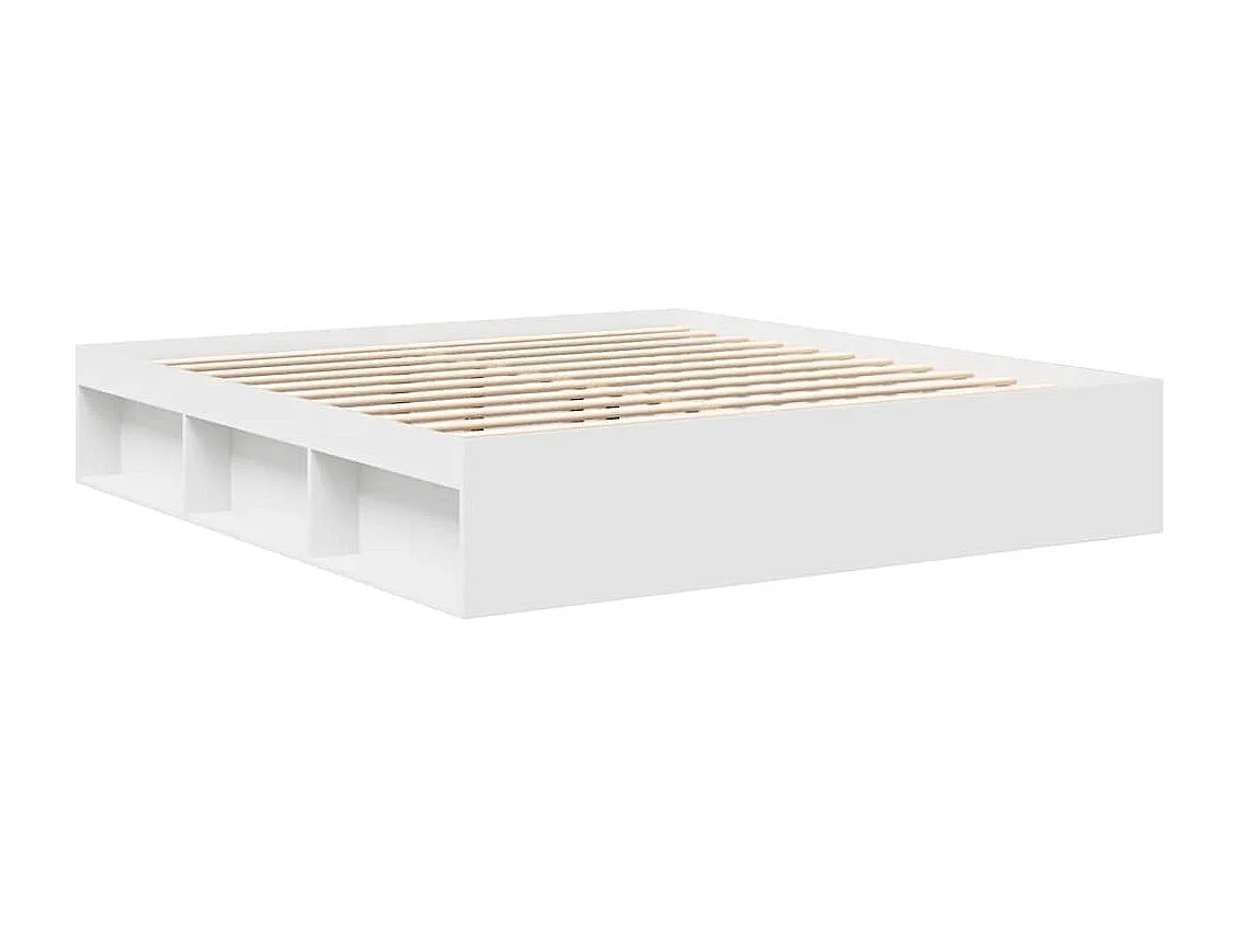 Lit double | Lit adulte | Cadre de lit blanc 180x200 cm