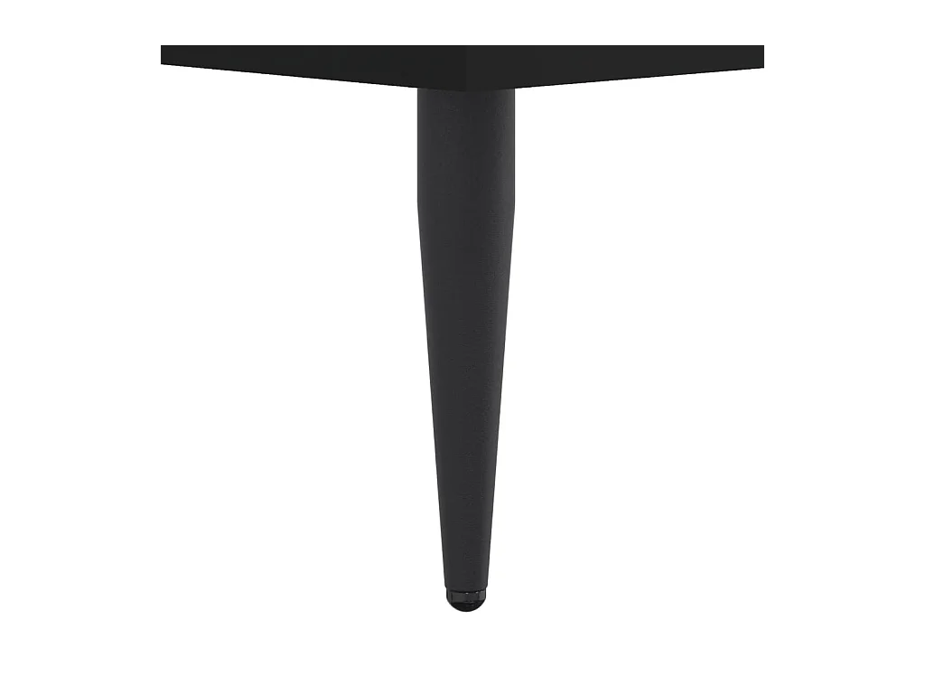 Lit simple | Lit adulte, enfant | Cadre de lit noir 120x190 cm bois d'ingénierie