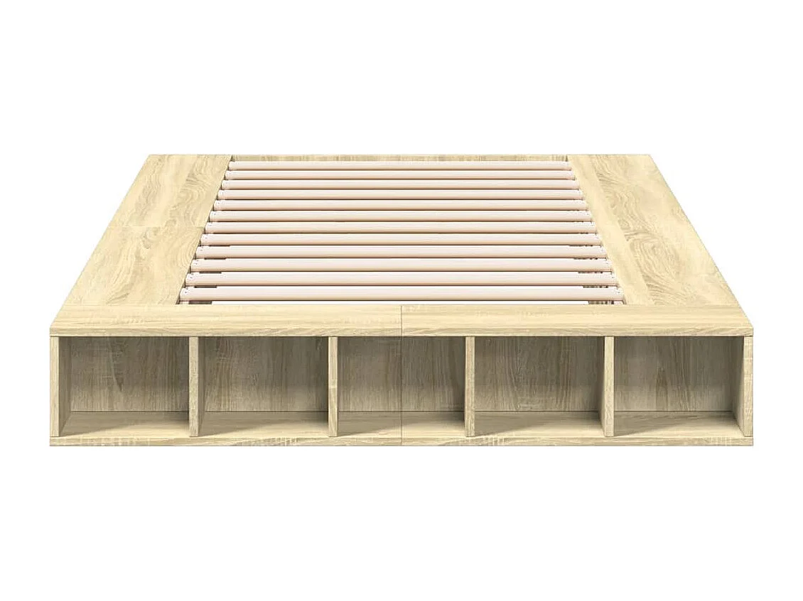 Lit simple | Lit adulte, enfant | Cadre de lit chêne sonoma 120x200 cm