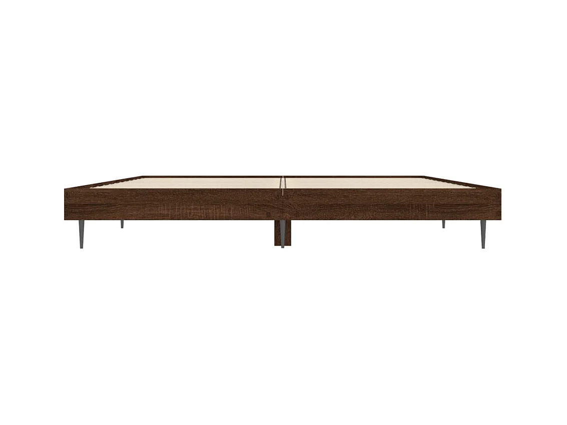 Lit simple | Lit adulte, enfant | Cadre de lit chêne marron 120x190 cm