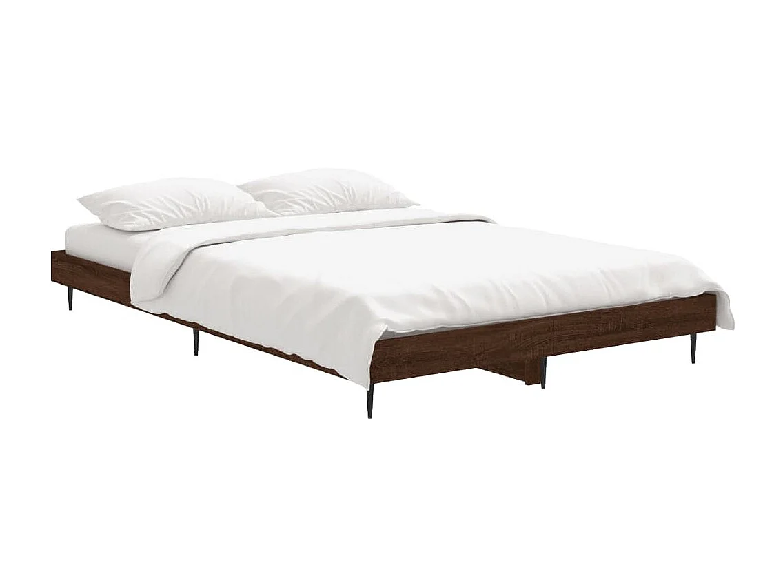 Lit simple | Lit adulte, enfant | Cadre de lit chêne marron 120x190 cm