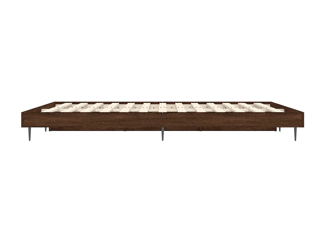 Lit simple | Lit adulte, enfant | Cadre de lit chêne marron 120x190 cm