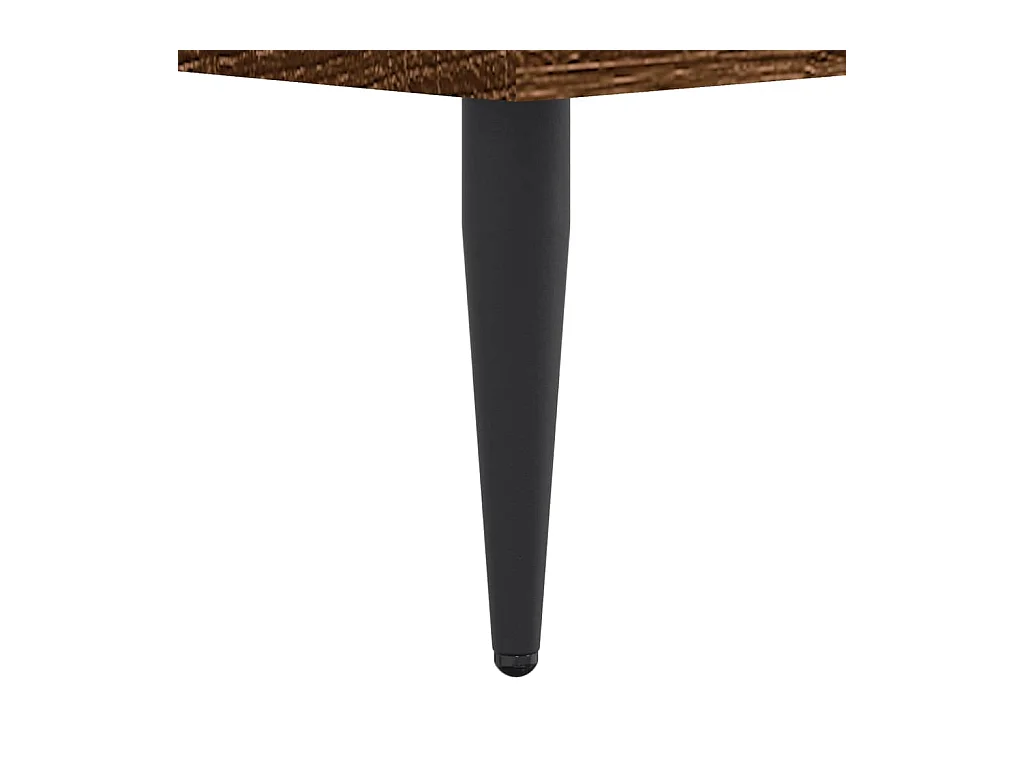 Lit double | Lit adulte | Cadre de lit chêne marron 135x190 cm