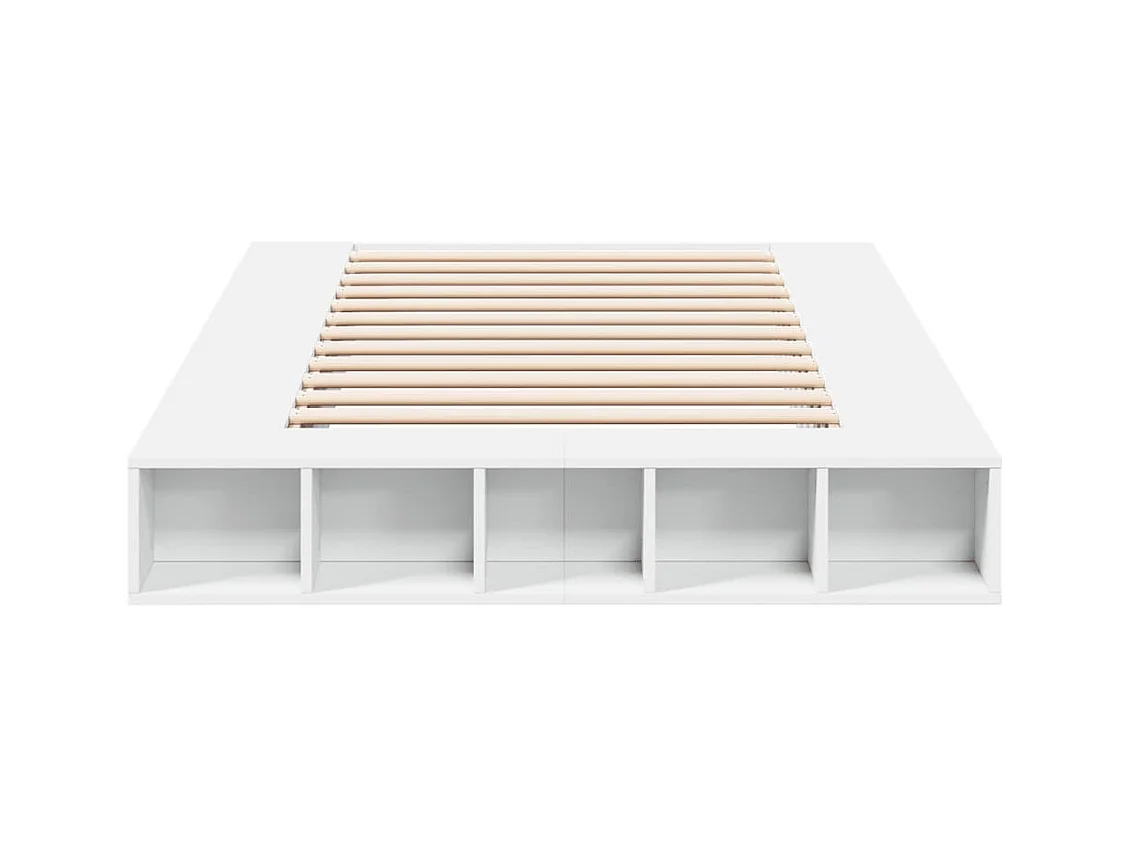 Lit simple | Lit adulte, enfant | Cadre de lit blanc 120x200 cm