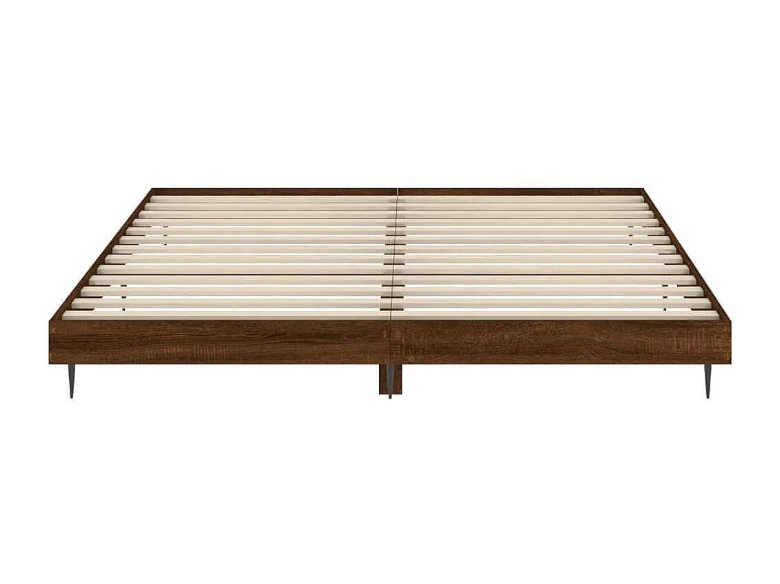 Lit simple | Lit adulte, enfant | Cadre de lit chêne marron 120x200 cm