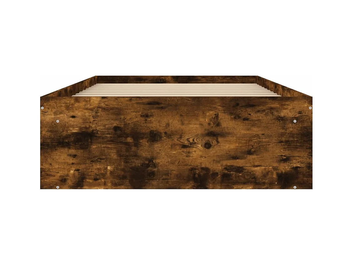 Lit simple | Lit adulte, enfant | Cadre de lit chêne fumé 100x200 cm