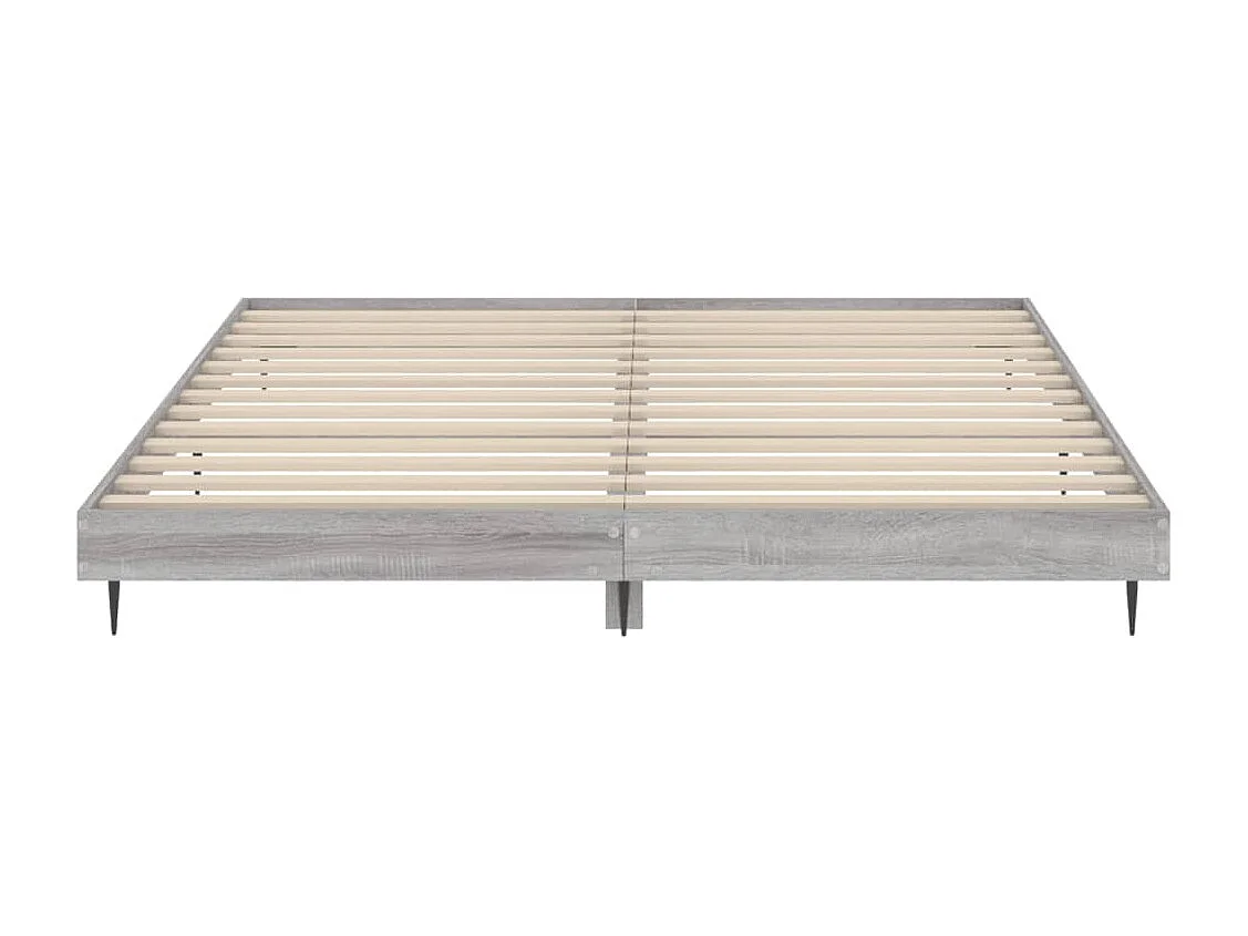 Lit simple | Lit adulte, enfant | Cadre de lit sonoma gris 120x200cm bois ingénierie