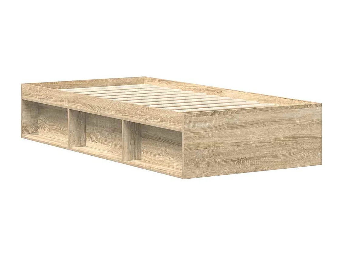 Lit simple | Lit adulte, enfant | Cadre de lit chêne sonoma 75x190 cm