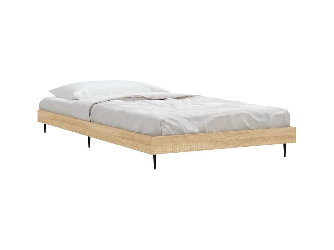 Lit simple | Lit adulte, enfant | Cadre de lit chêne sonoma 90x190 cm