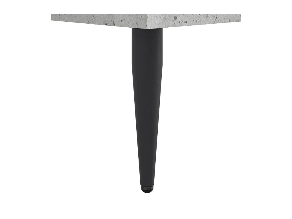 Lit double | Lit adulte | Cadre de lit gris béton 200x200 cm