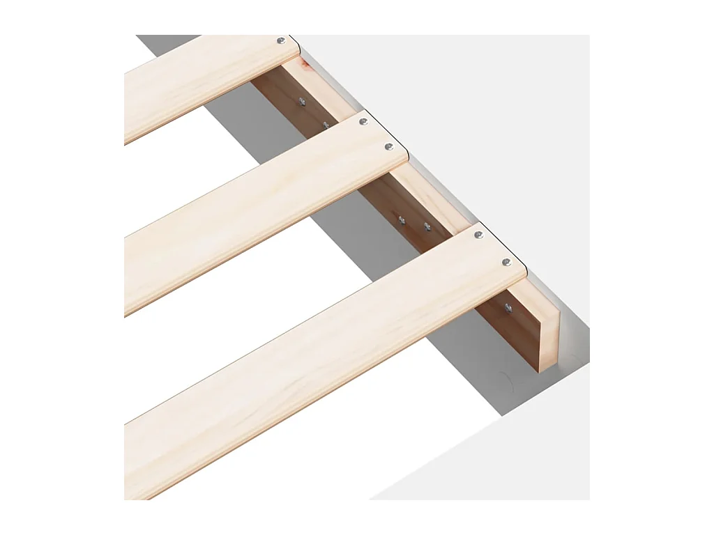 Lit double | Lit adulte | Cadre de lit blanc 160x200 cm