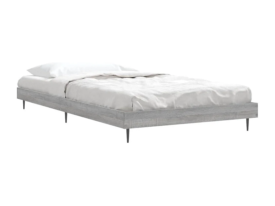 Lit simple | Lit adulte, enfant | Cadre de lit sonoma gris 90x200 cm