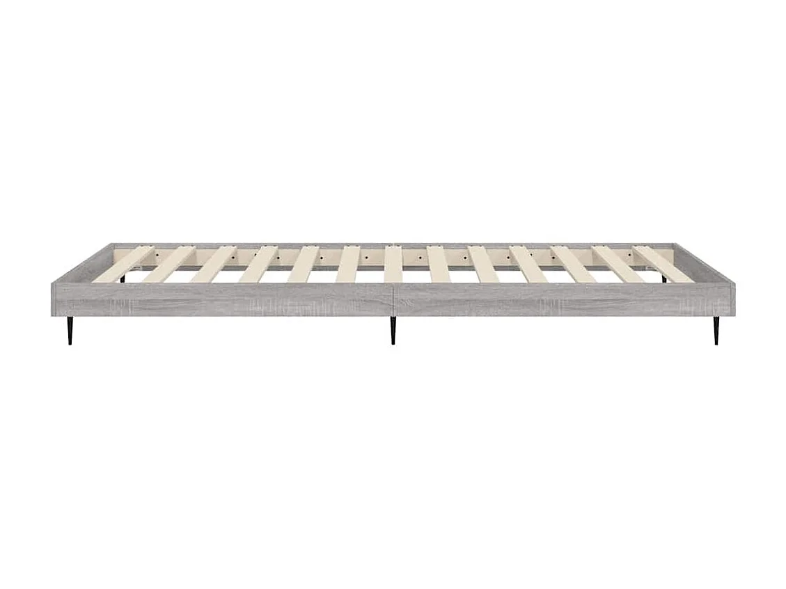 Lit simple | Lit adulte, enfant | Cadre de lit sonoma gris 90x200 cm