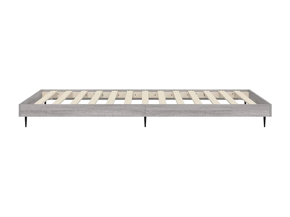 Lit simple | Lit adulte, enfant | Cadre de lit sonoma gris 90x200 cm