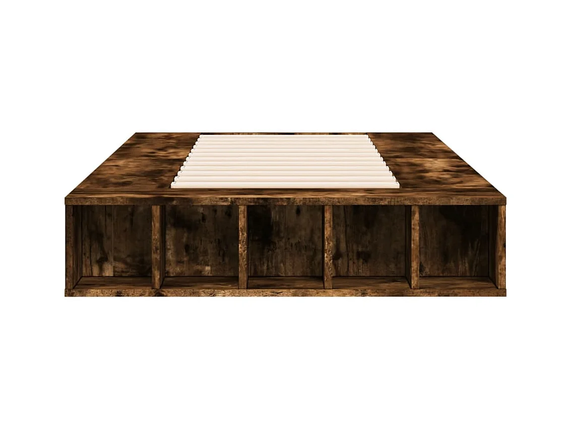 Lit simple | Lit adulte, enfant | Cadre de lit chêne fumé 90x200 cm