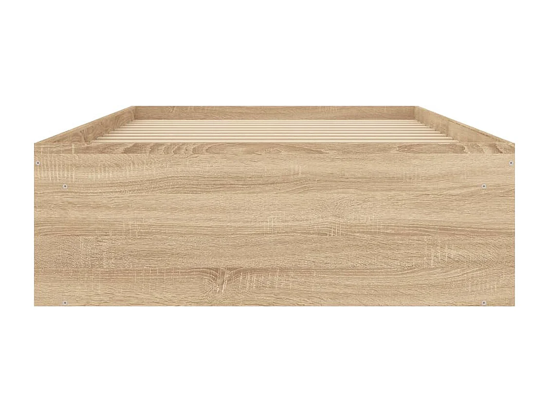 Lit simple | Lit adulte, enfant | Cadre de lit chêne sonoma 90x200 cm