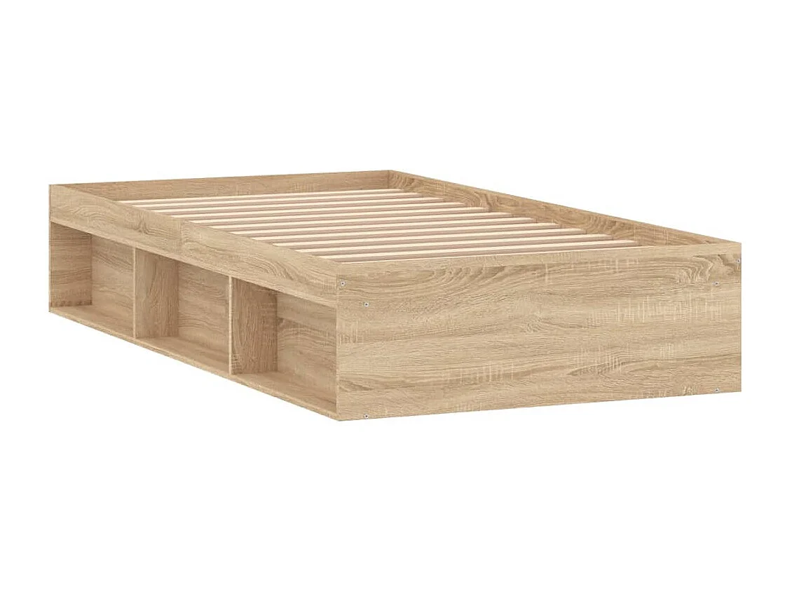 Lit simple | Lit adulte, enfant | Cadre de lit chêne sonoma 90x200 cm