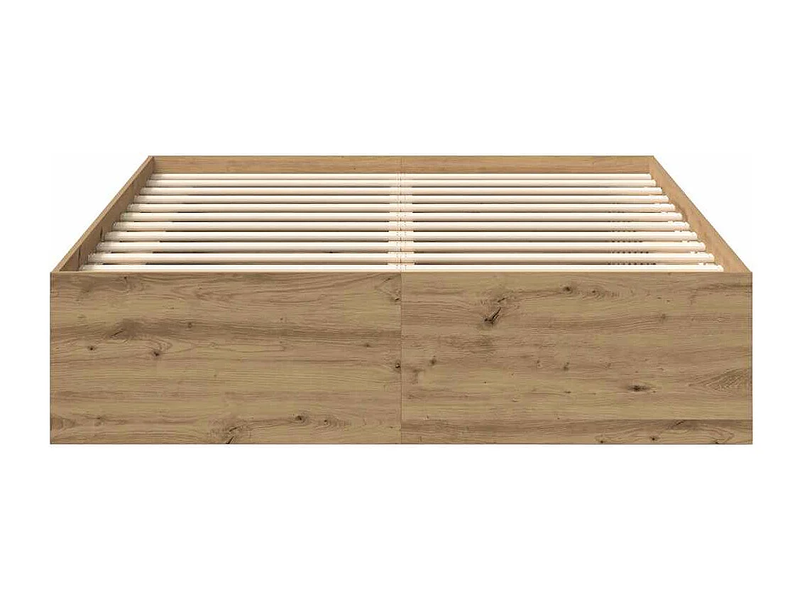 Lit simple | Lit adulte, enfant | Cadre de lit chêne artisanal 120x190 cm