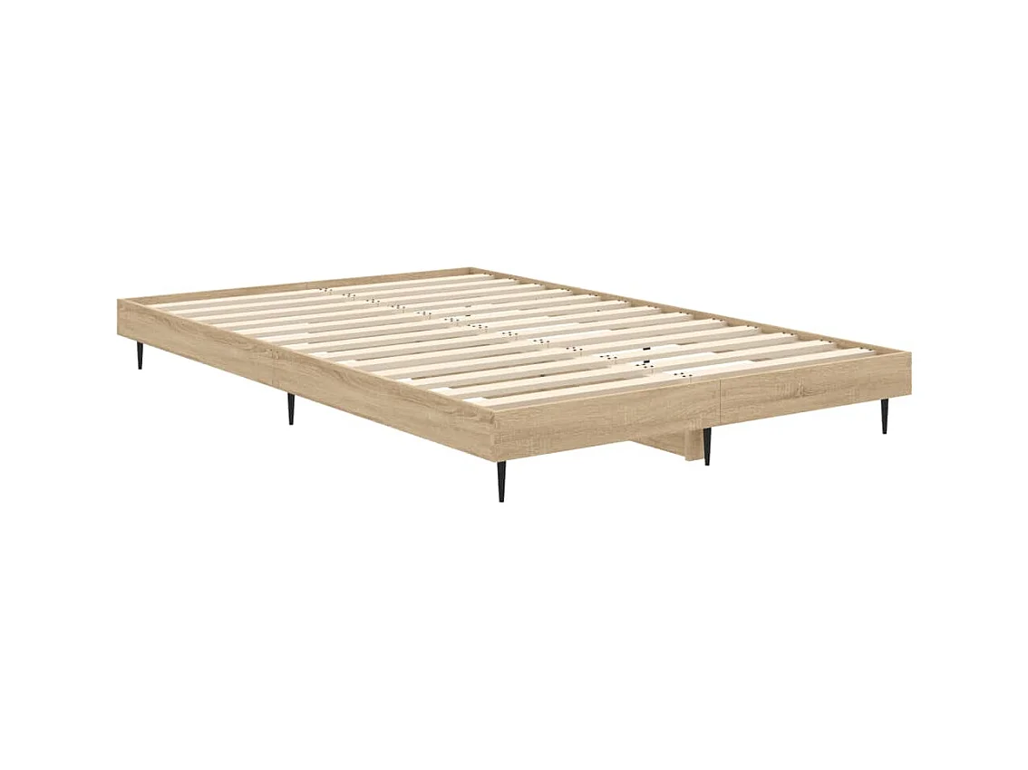Lit simple | Lit adulte, enfant | Cadre de lit chêne sonoma 120x190 cm