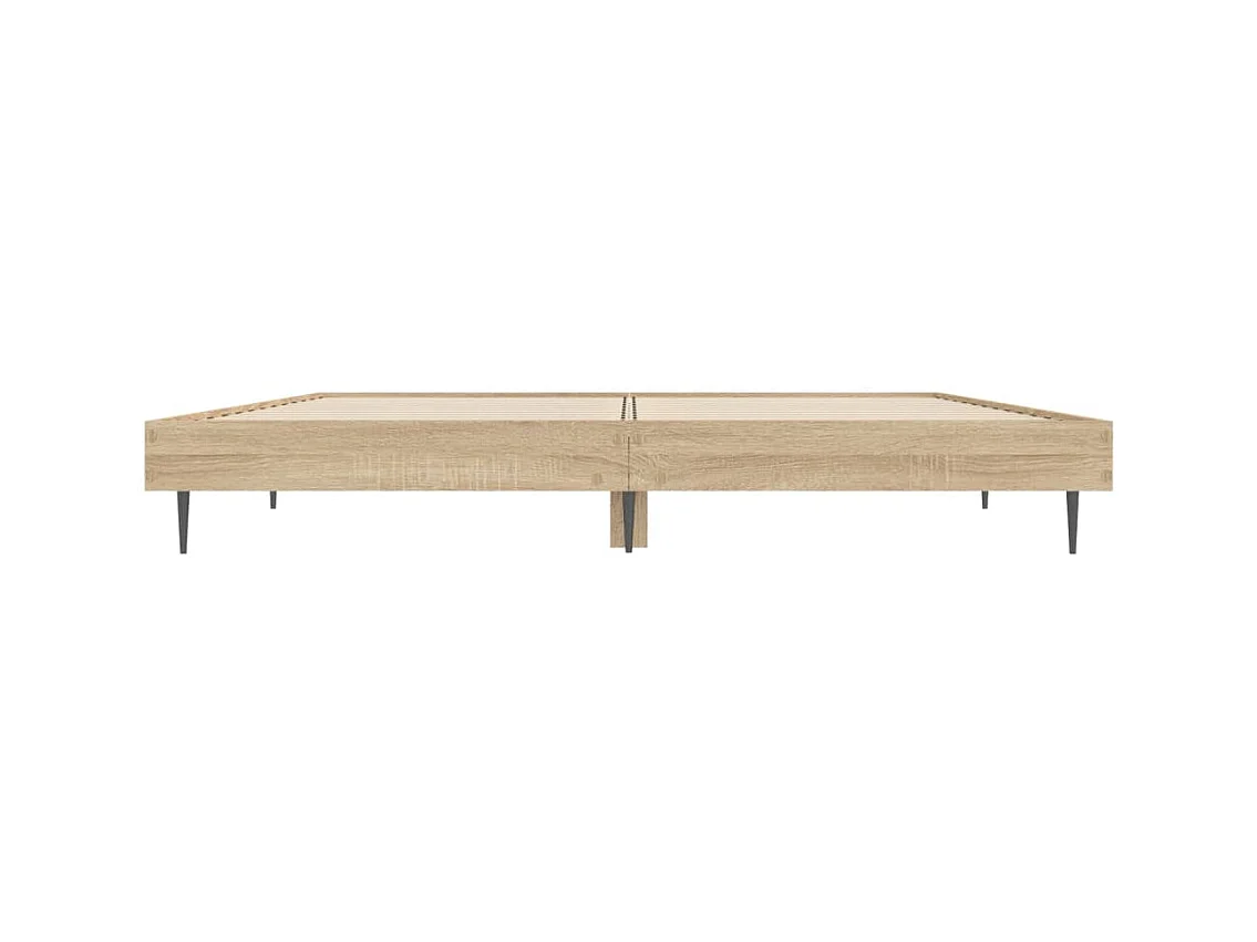 Lit simple | Lit adulte, enfant | Cadre de lit chêne sonoma 120x190 cm
