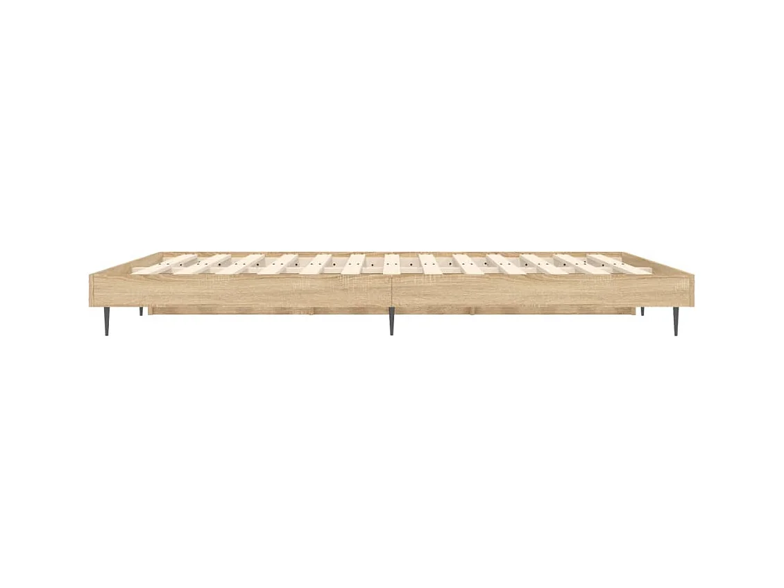Lit simple | Lit adulte, enfant | Cadre de lit chêne sonoma 120x190 cm