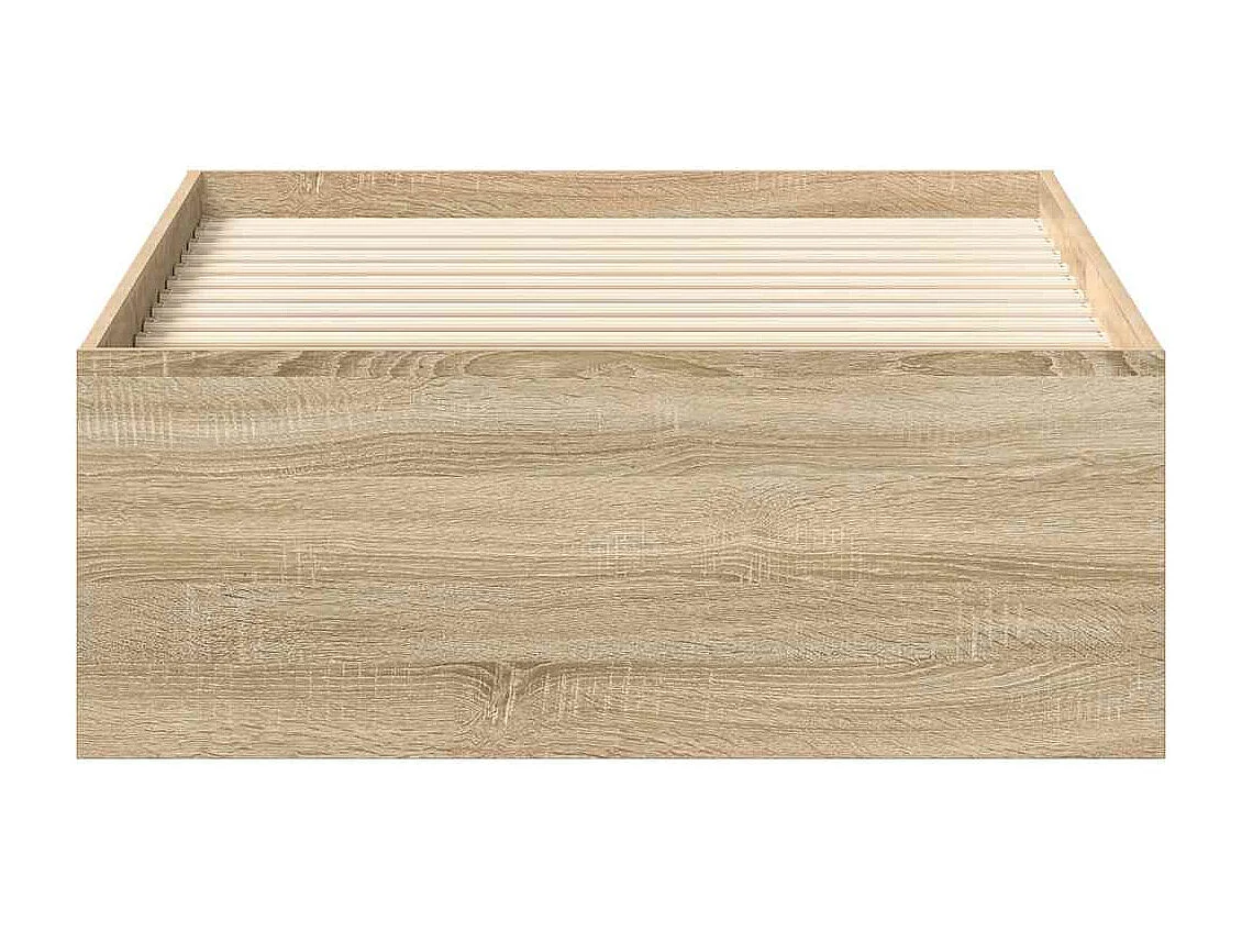 Lit simple | Lit adulte, enfant | Cadre de lit chêne sonoma 90x190 cm