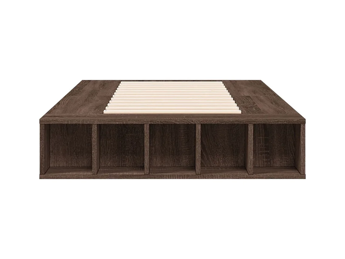 Lit simple | Lit adulte, enfant | Cadre de lit chêne marron 90x200 cm