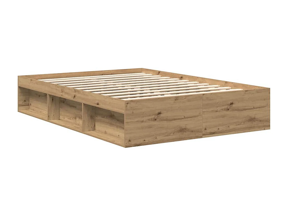 Lit simple | Lit adulte, enfant | Cadre de lit chêne artisanal 120x200 cm